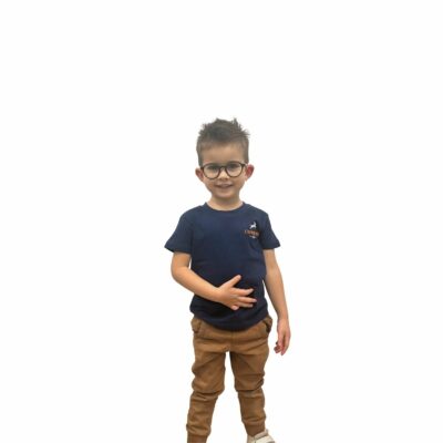 Tee-shirt bébé Bio Bleu Marine
