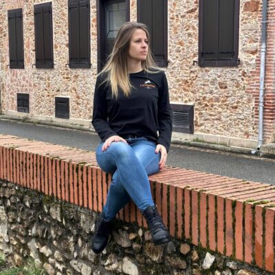 Tee shirt femme col rond manches longues