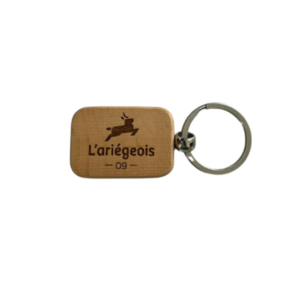 Porte-clés en bois L'Ariégeois 09